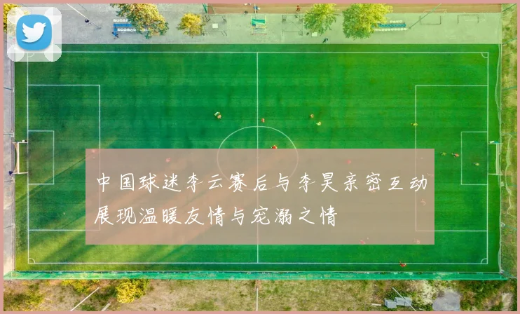 中国球迷李云赛后与李昊亲密互动展现温暖友情与宠溺之情